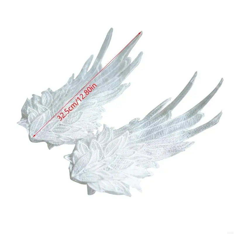 31BF Barrette Angel Wing Tóc kẹp tóc thiên thần tóc cô gái gothic clip cosplay phụ kiện mũ trùm đầu Halloween Halloween