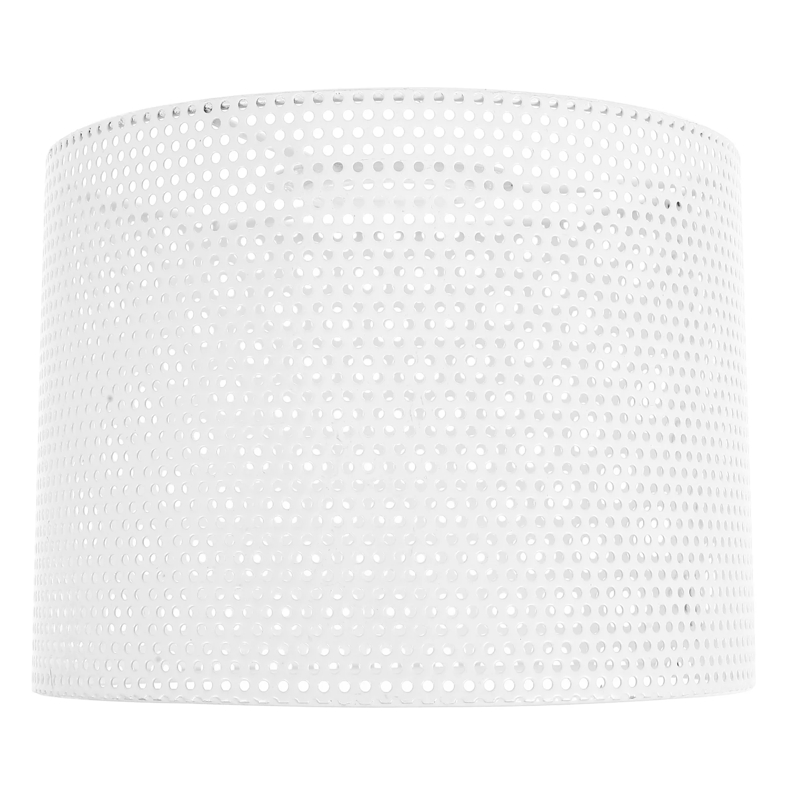 

Metal Hollow Out Lampshade Elegant Drum Light Cover For Bedroom Ceiling Chandelier Iron Lamp Shade Wrought Modern White Hollow