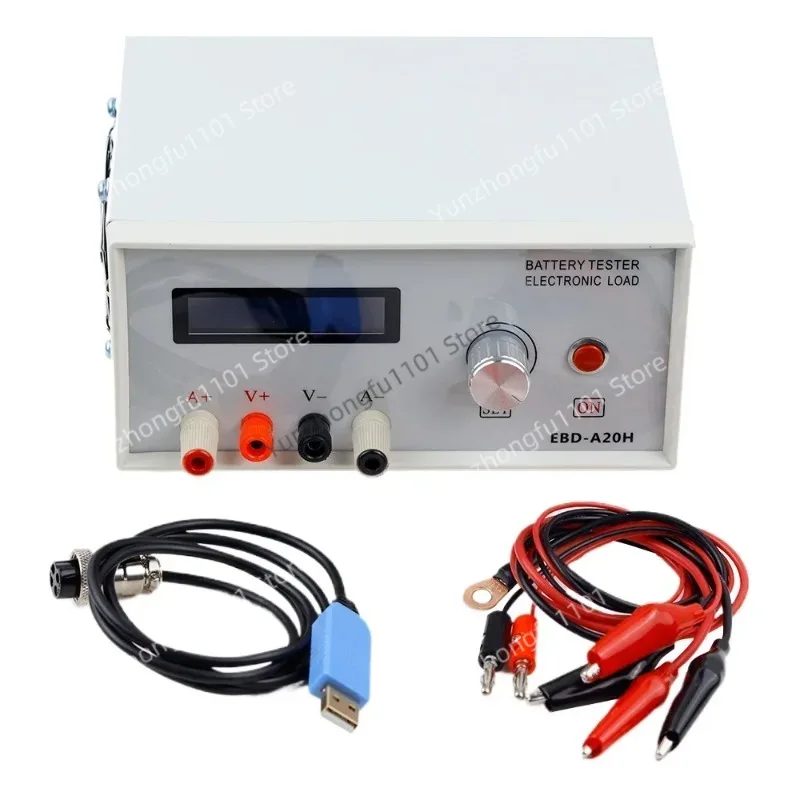 30V 20A 200W EBD-A20H Battery Capacity Tester, Electronic Load Battery Discharge Tester Power Supply Tester