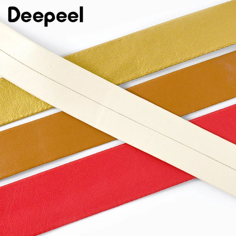 5 متر 5-30 مللي متر الاصطناعية بولي Leather الجلود الحبل ل الملابس حزام ديكور الشريط حقيبة الملابس التحيز ملزمة حزام حبل الخياطة اكسسوارات #2