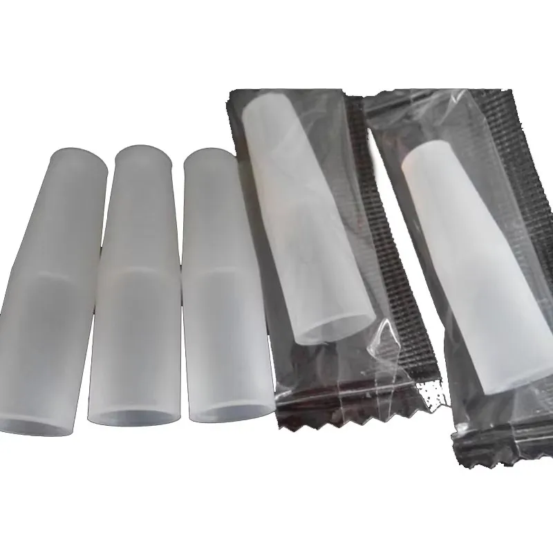 Individually Package Disposable Mouthpiece Long 11mm 510 Drip Tips Soft Silicone Test Tip For Universal Smoking Accessories
