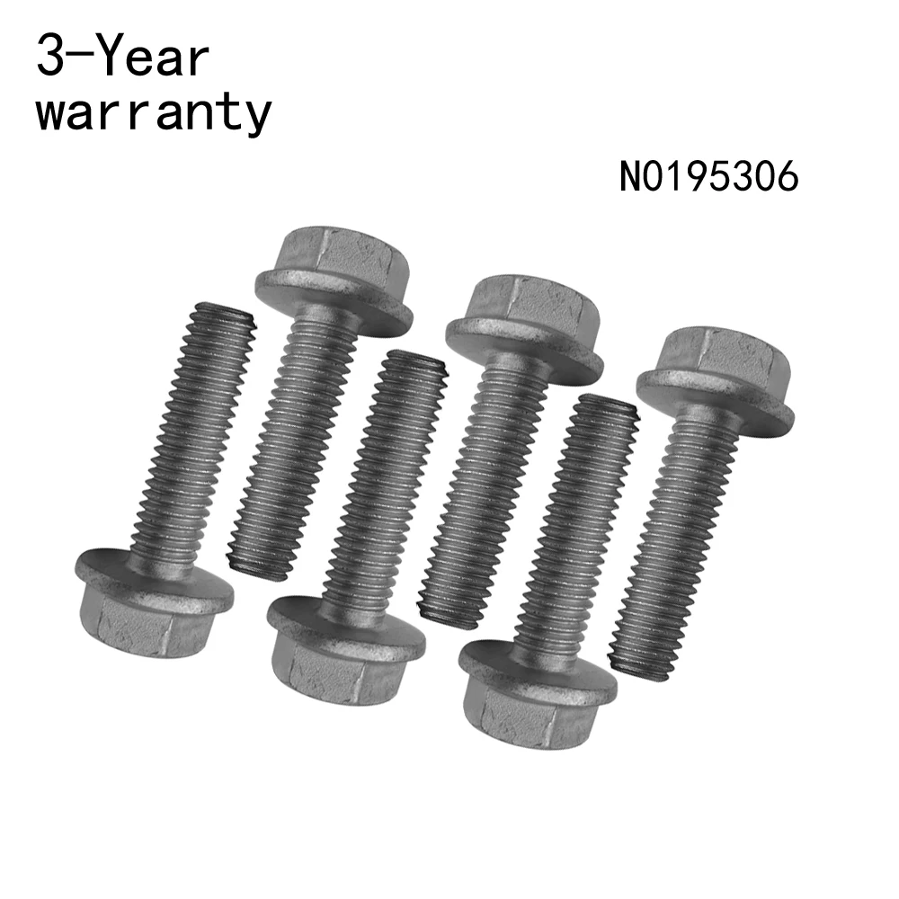 

6Pcs Battery hold-down bolt N0195306 For VW Caddy Campmob Eos Golf Jetta/syncro Passat Sharan Touran Touareg Multivan