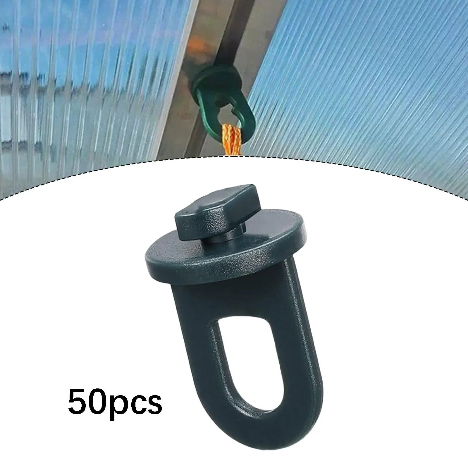 Hanging Plant Hooks Greenhouse Support Clips for Small Flower Basket Garden Decor Lightweight Portable Pots Fixing Clamps