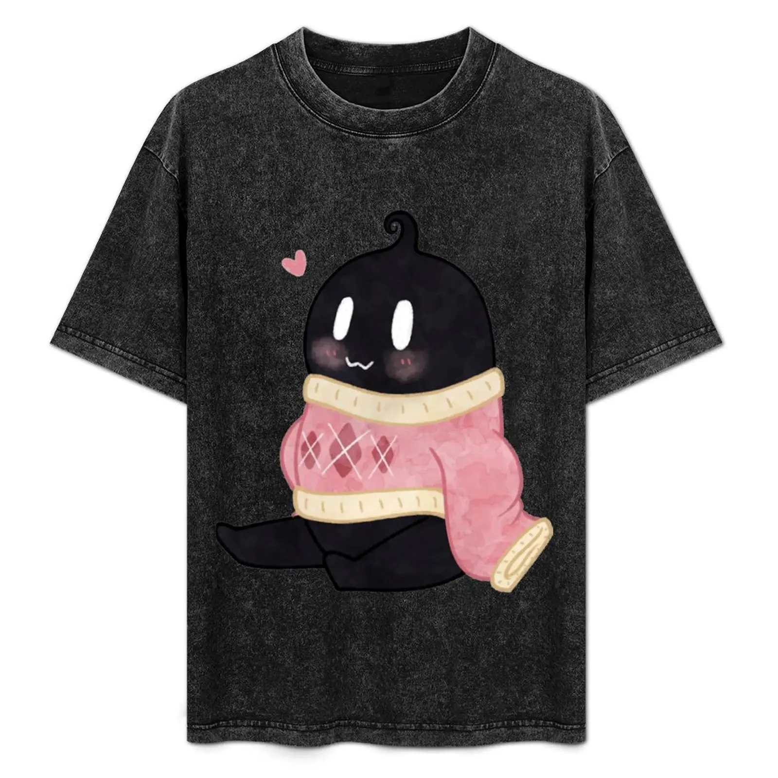 

Stardew Valley. Cute Krobus T-Shirt Relaxed Casual Short Sleeve Tee