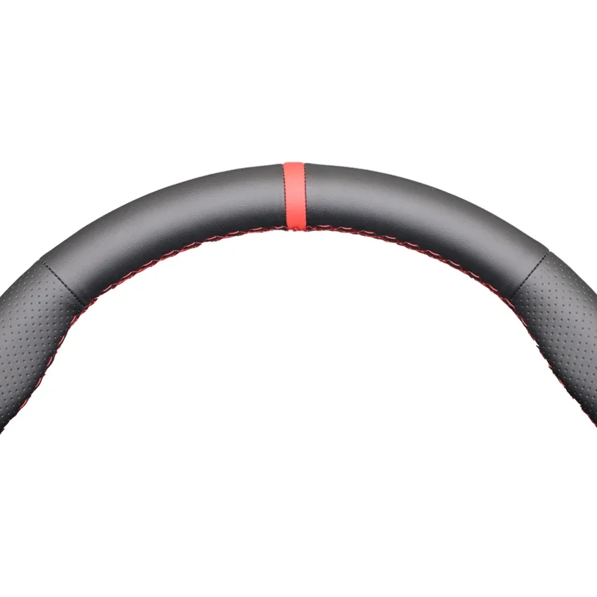 Coprivolante per auto antiscivolo in ecopelle nera treccia per Opel Corsa C Combo C Vauxhall Combo Holden Barina Tigra 2001-2011