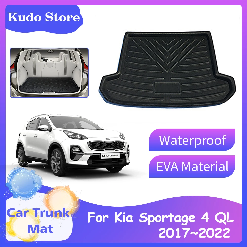 

Car Trunk Mats for Kia Sportage 4 QL GT-Line 2017~2022 Waterproof Protective Cushion Cargo Luggage Space Storage Tray Accessorie