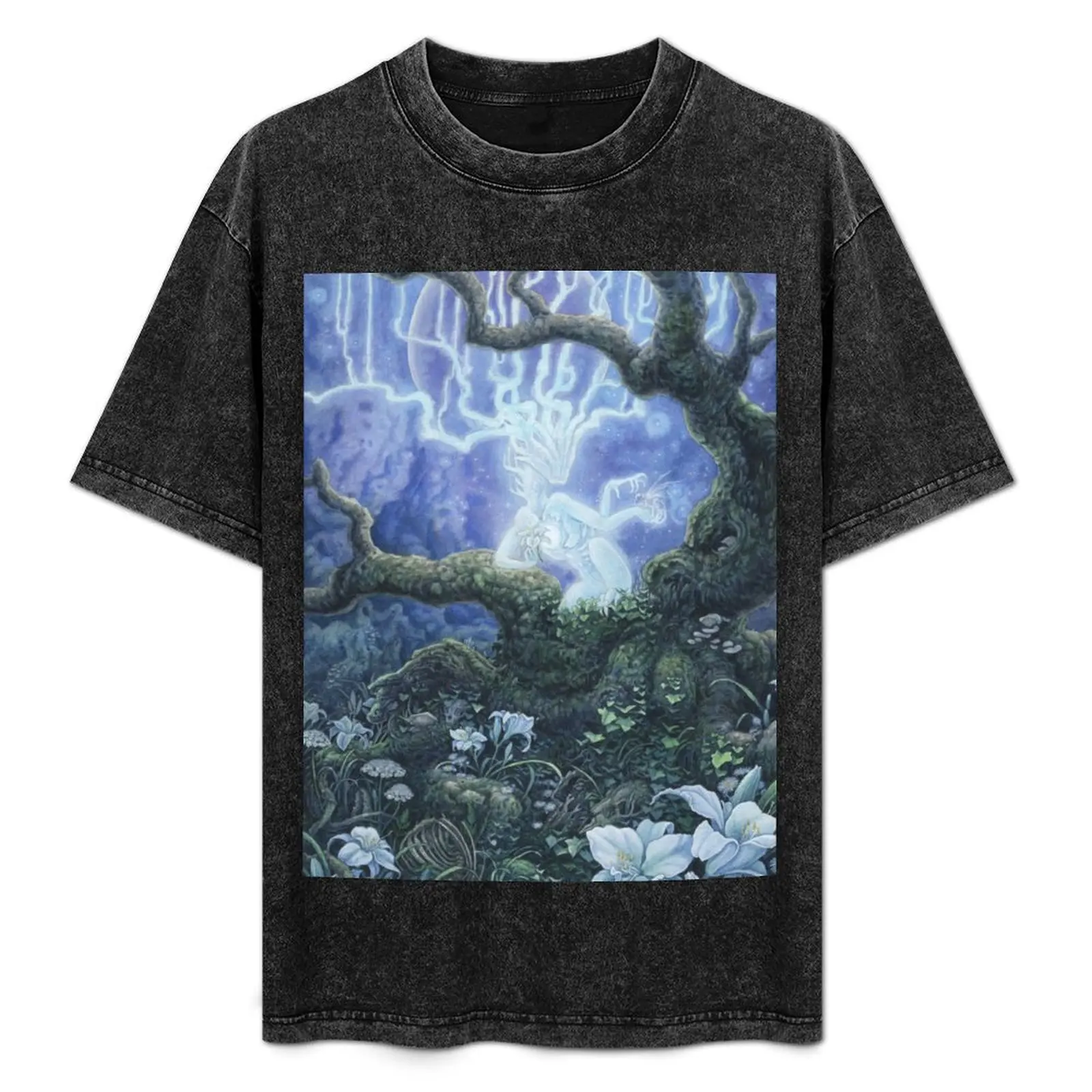 

Reanimation T-Shirt Simple Solid Color Crew Neck Tee