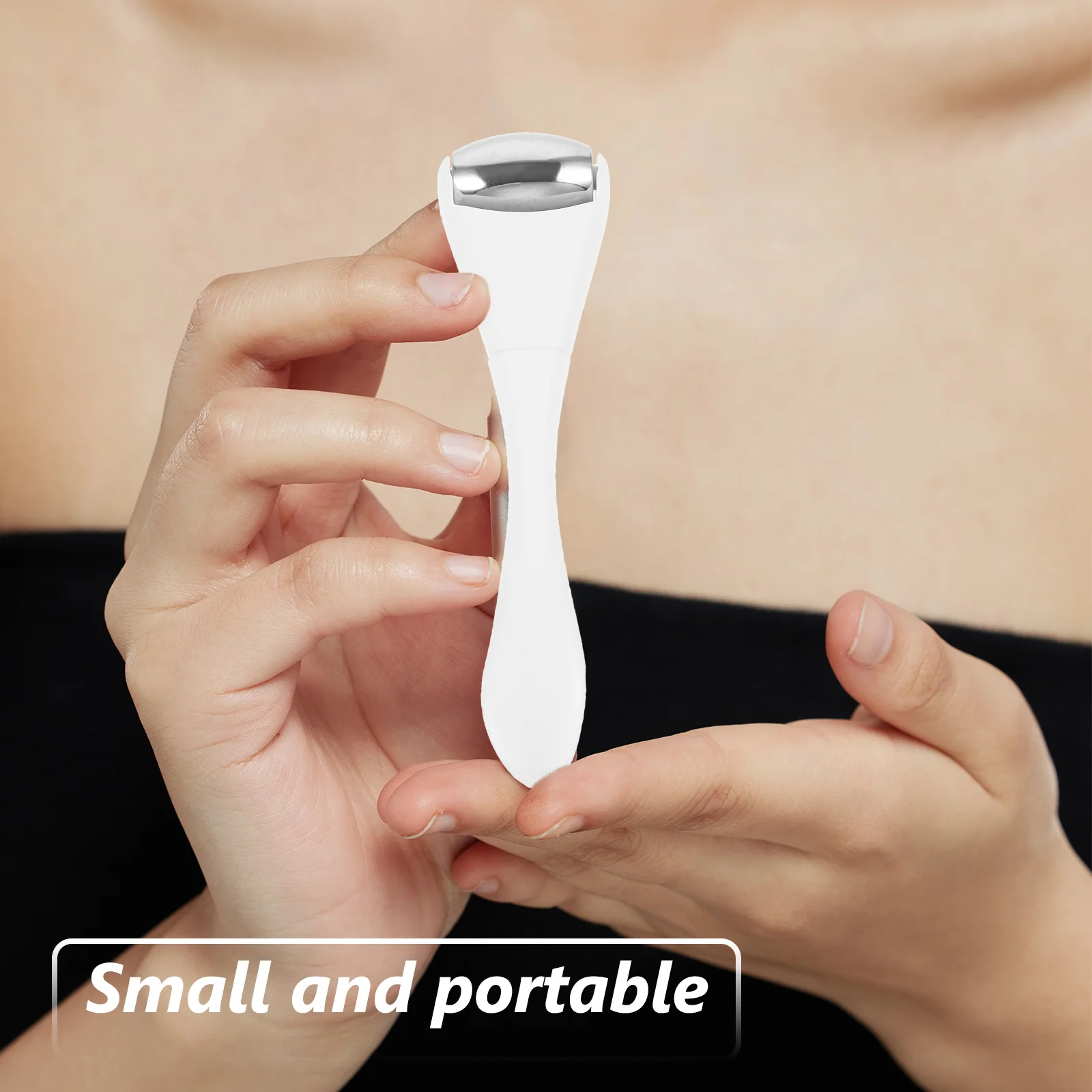 Wałek do masażu twarzy i okolic oczu, trwałe narzędzie do pielęgnacji skóry, redukujące opuchliznę, masażer do twarzy dla kobiet, narzędzie do masażu oczu.