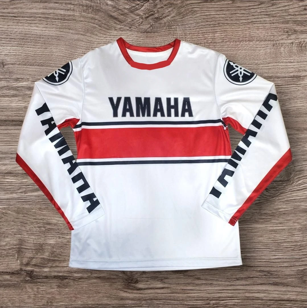 

Новая летняя коллекция 2026: Модный повседневный гоночный костюм Yamaha с длинным рукавом для мужчин – дышащая, быстросохнущая спортивная рубашка оверсайз