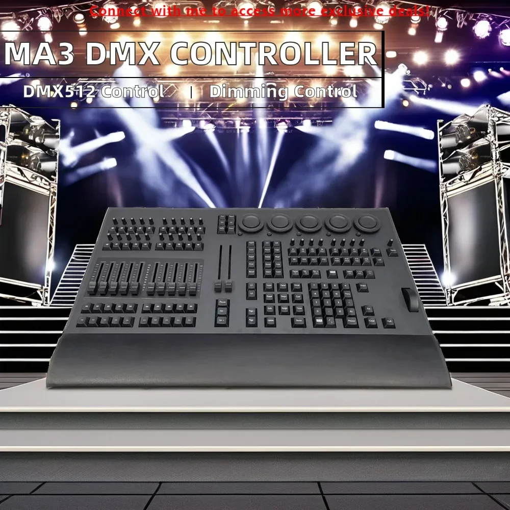 

MA3 DMX512 Remote Control Lighting Controller Wing Fader Console PC Command For Moving Head Beam Stage Lighting High Dimmer
