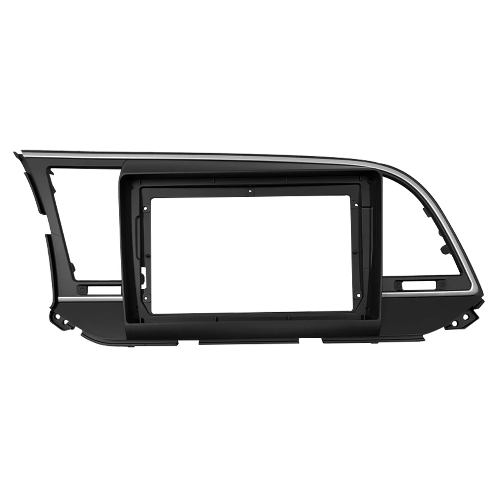 2 Din 9 Inch Car Radio Installation DVD GPS Mp5 Plastic Fascia Panel Frame for HYUNDAI Elantra 2016-2019 Dash Mount Kit