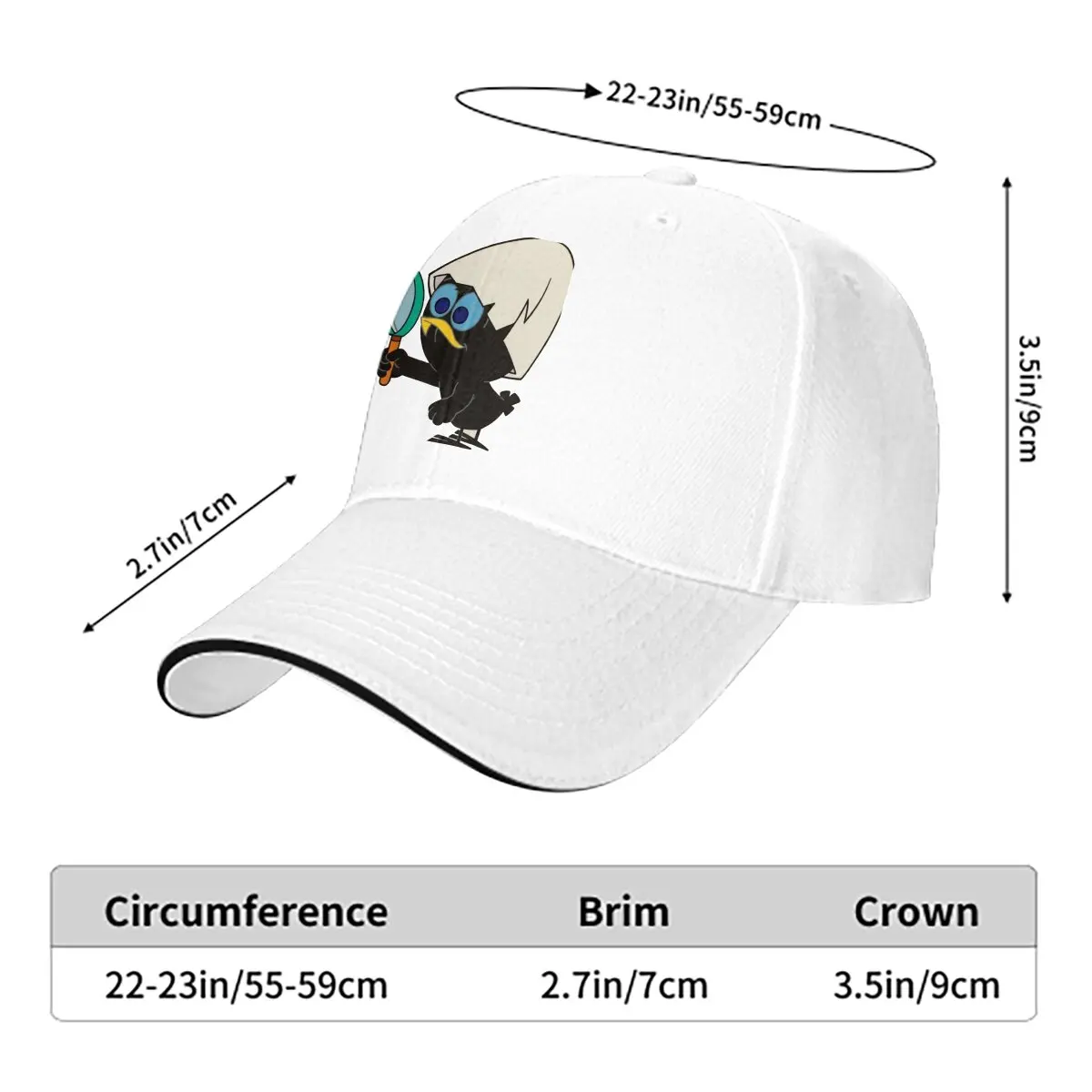 Look Baseball Cap for Men, Visor Protection, Snapback Calimero, Anime Gifts Caps