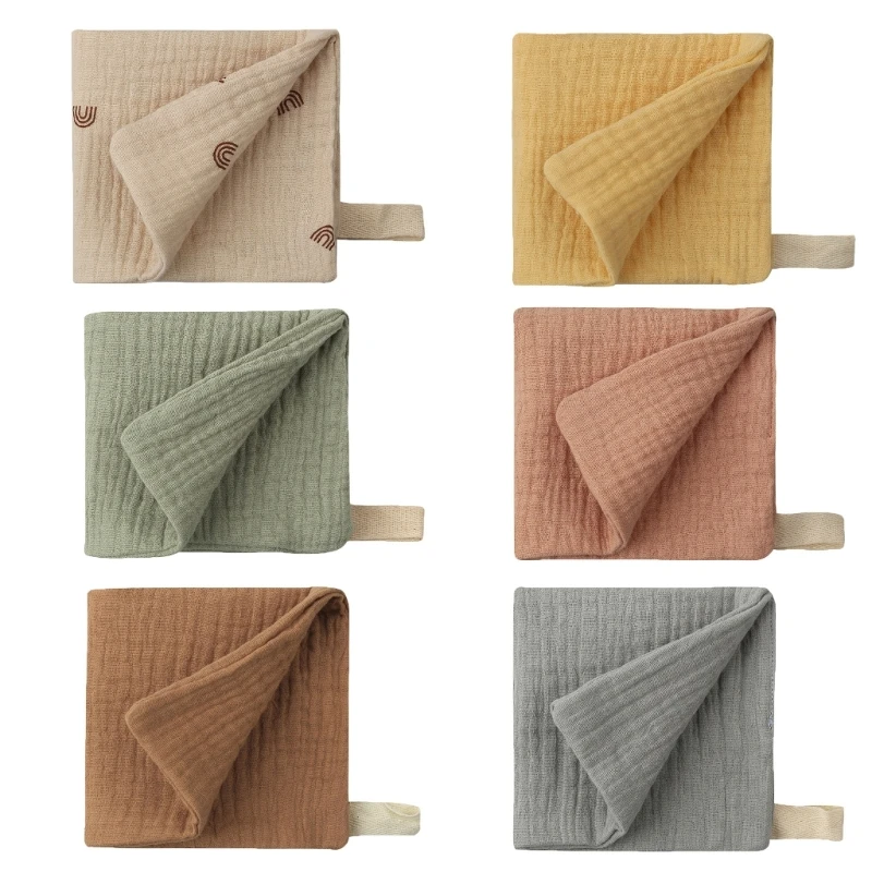 

6 Pack Muslin Squares Baby Washcloths Muslin Squares Baby Face-Towel & Washcloth