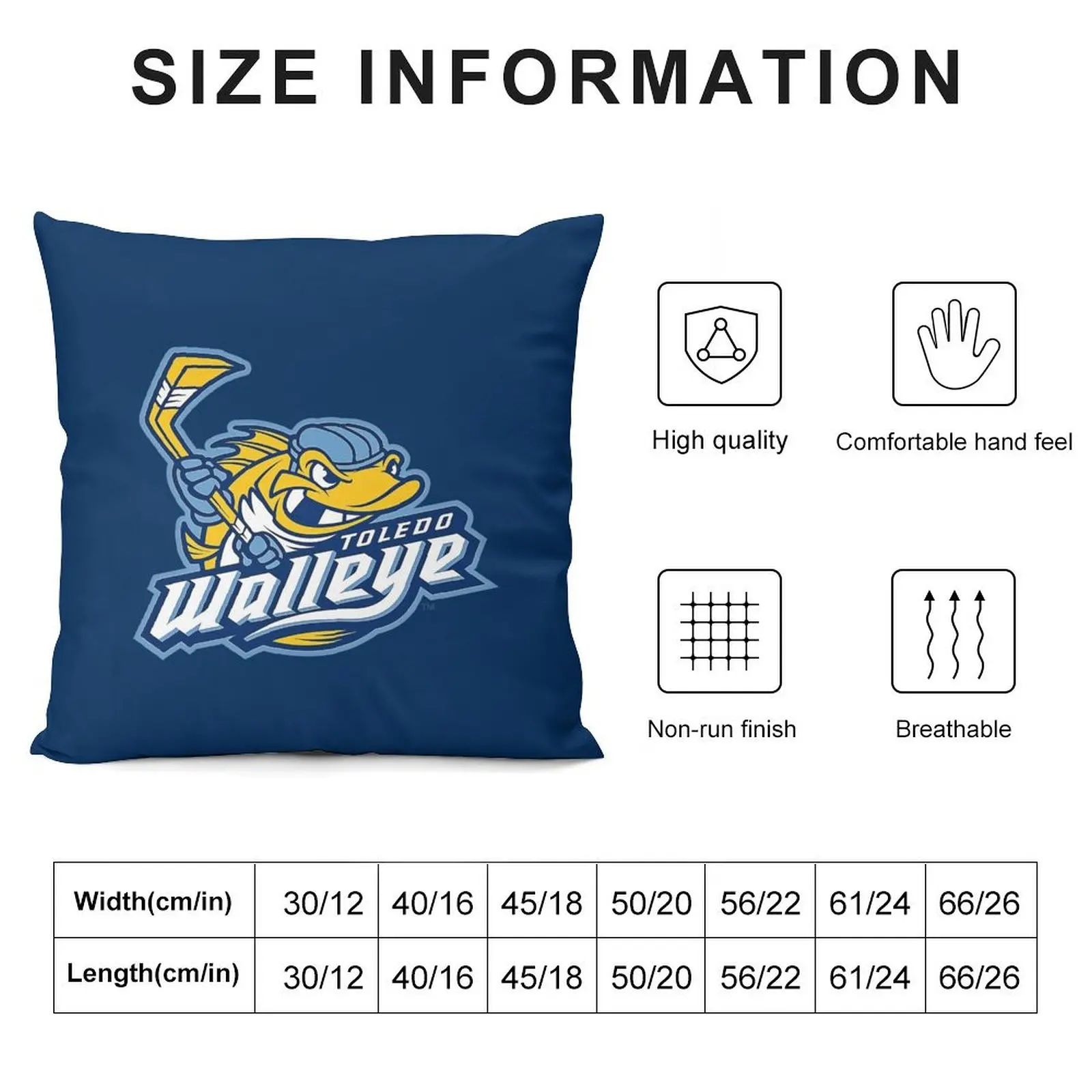 TOLEDO WALLEYE Throw Pillow Sofa Pillow Cover Bed pillowcases luxury sofa pillows pillow