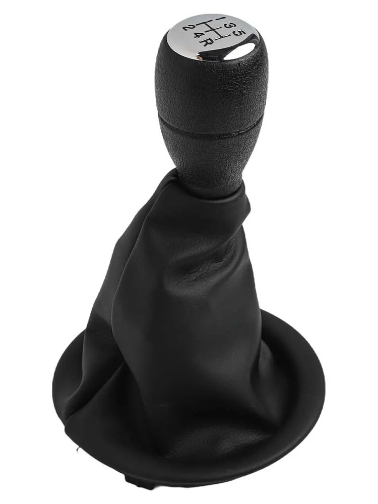5-speed Car Shift Knob Cover Shift Guard ABS Plastic + PU Leather For Berlingo For Partner 1996-2008 Dust-proof Protection Acces