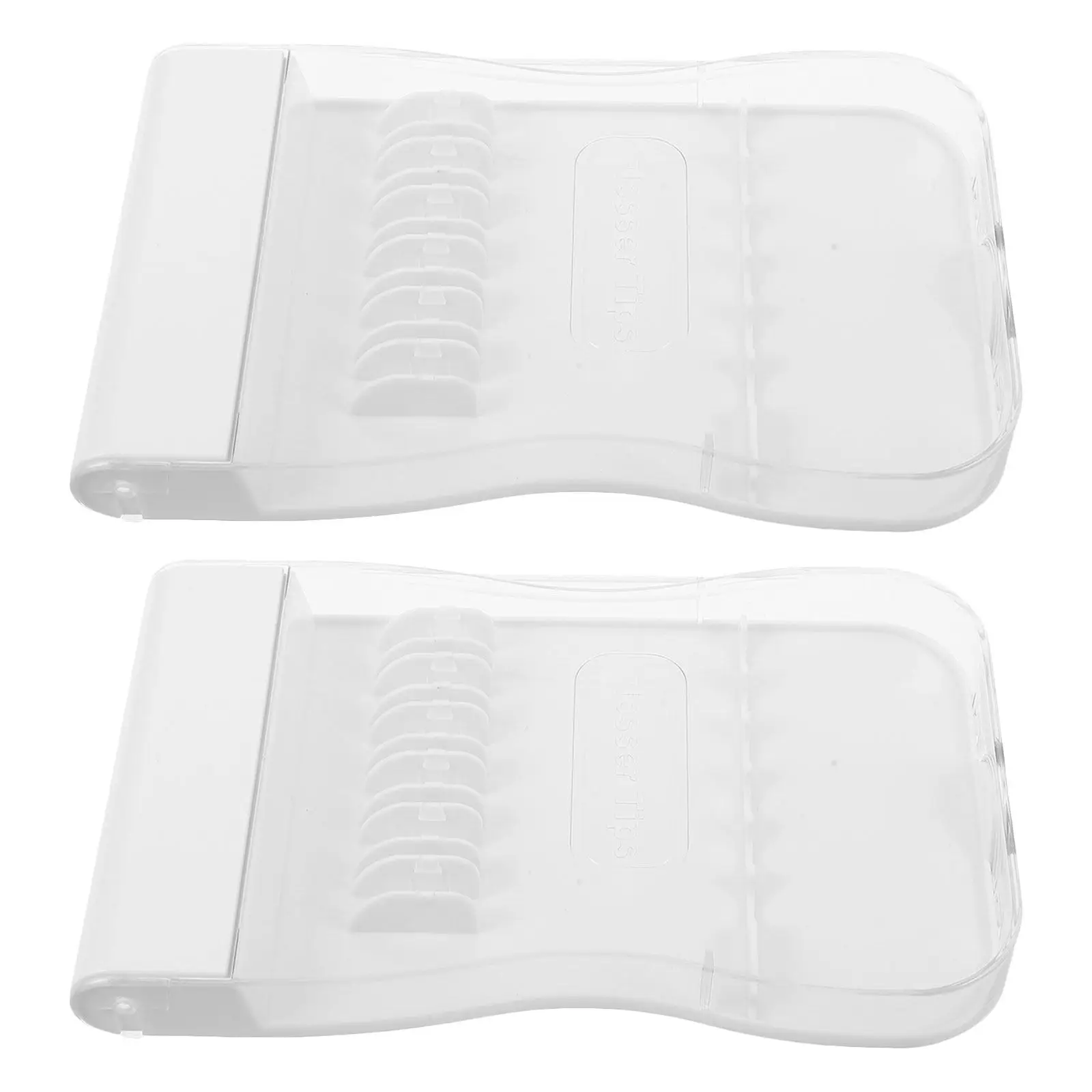 

2Pcs Water Flosser Tips Case Compact Flosser Organizer Family Oral Irrigator Holder for Travel Home Replacement Nozzle