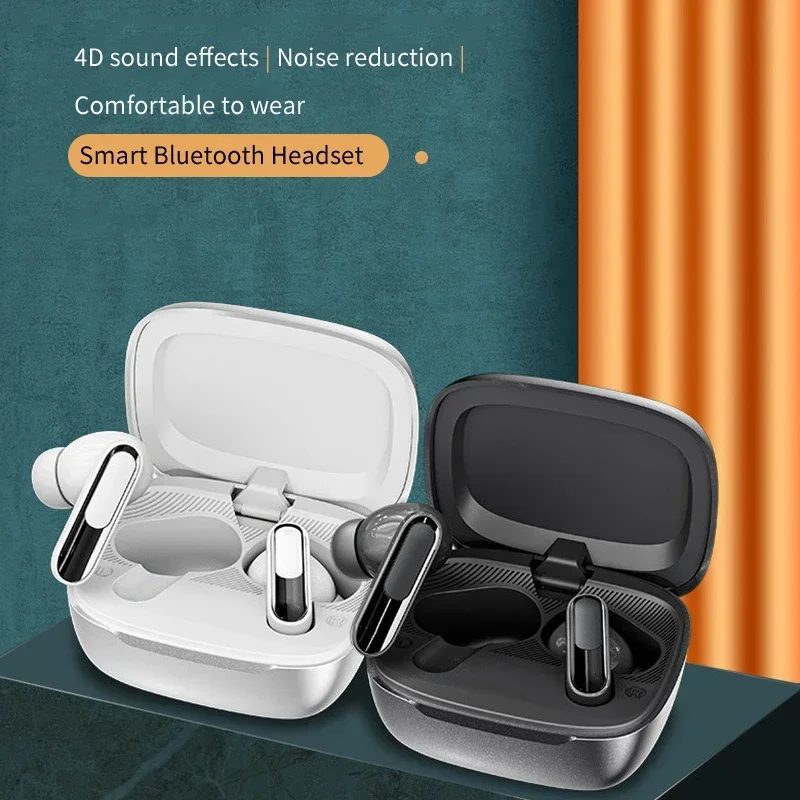 New Earphone V20 Wireless Bluetooth Headphones ANC Noise Reduction Headset LED Touch Screen Earbuds for JBL LIVE BEAM 3 380mAh