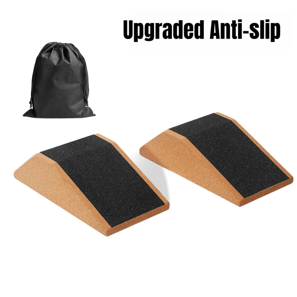 Squat Wedge Block Upgraded Anti-slip Slant Board for Squats Portable Heel Elevated Squat Wedges and Calf Raise Gym Accessories