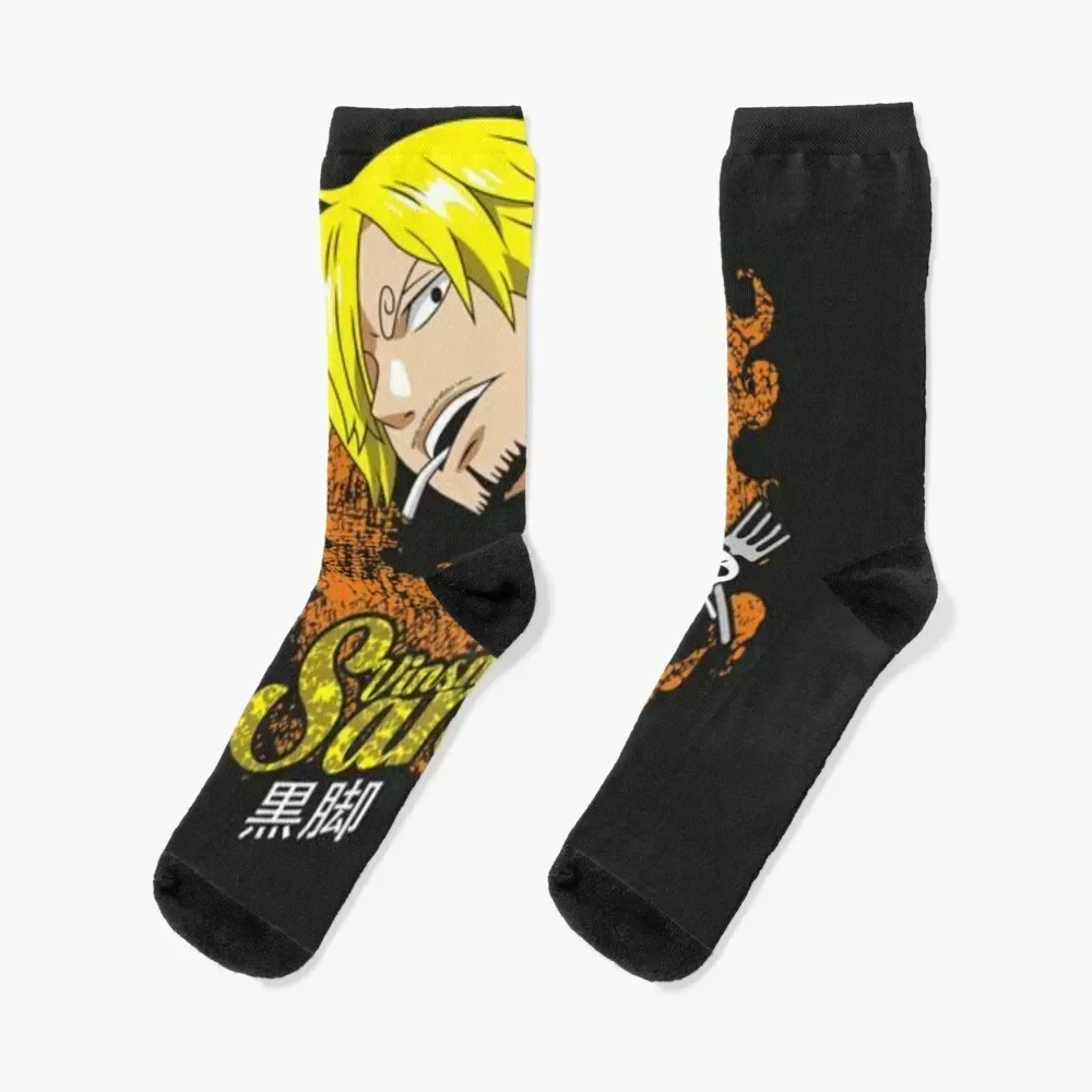 Sanji Vinsmoke Socks soccer anti-slip Men's designer brand Men Socks Women's