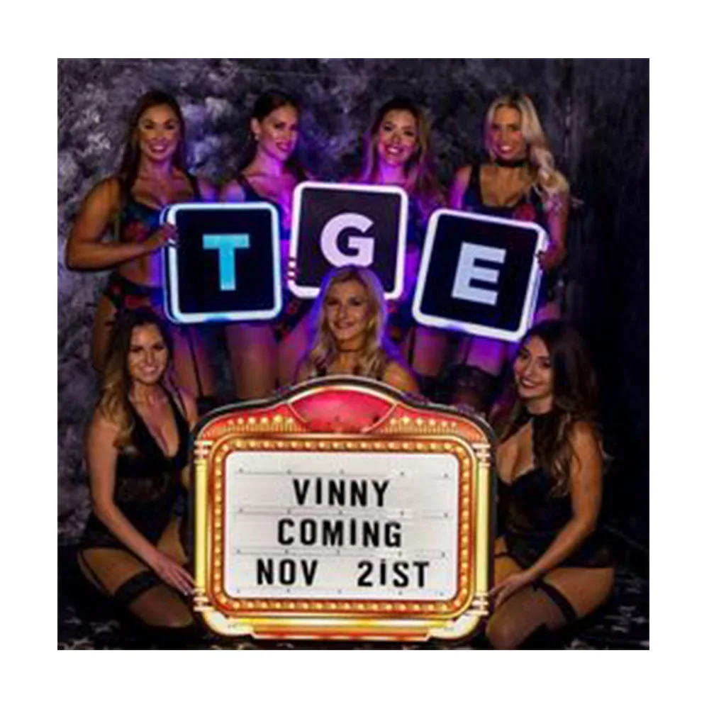 

Happy Birthday Interchangeable Letters LED Marquee Message Neon Sign Board Nightlife Glorifier Presenter Display VIP Service