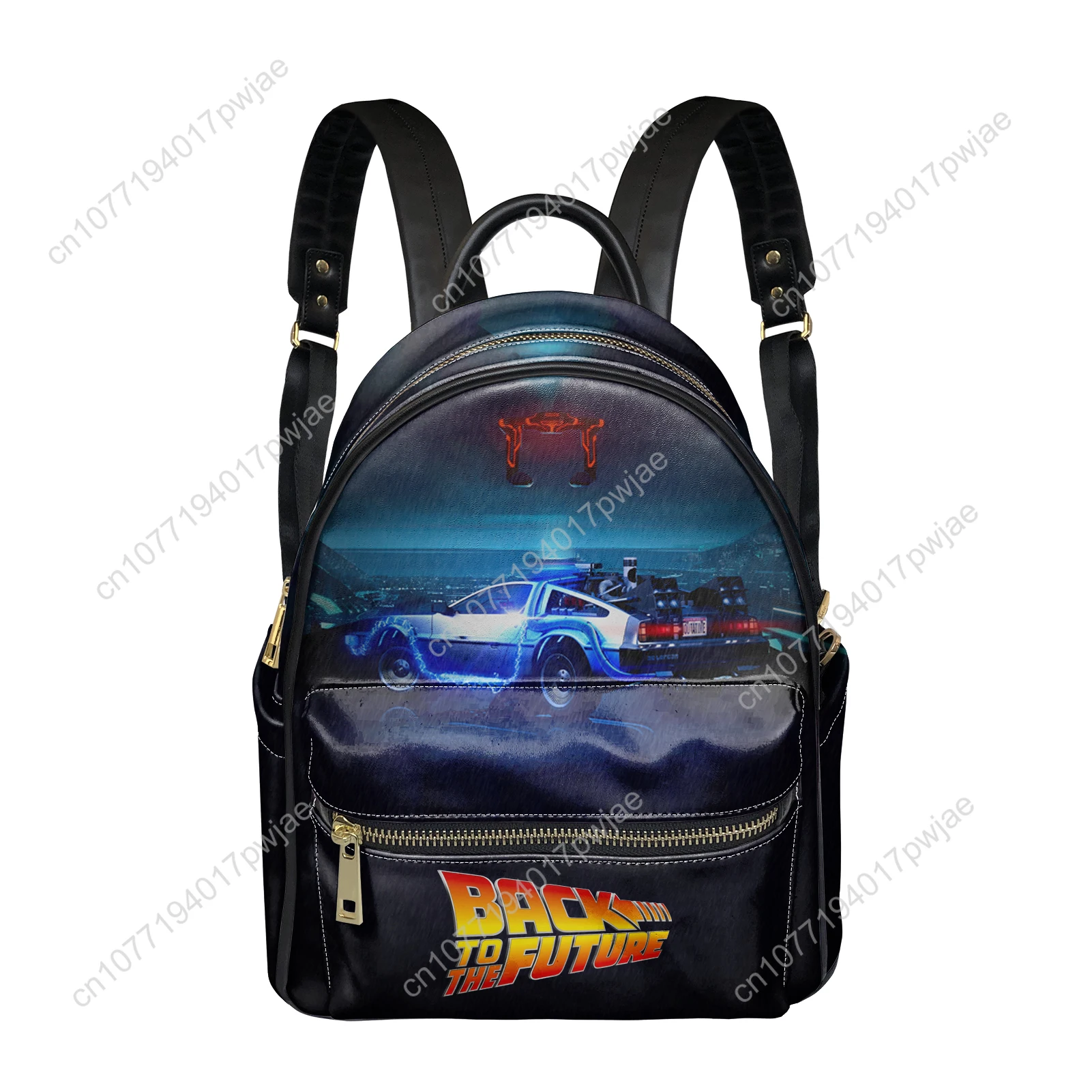 Back to The Futures Movies Backpack Womens Men Personalized Double Shoulder Bag Business Travel Bookbag Rucksack Gift Daypack