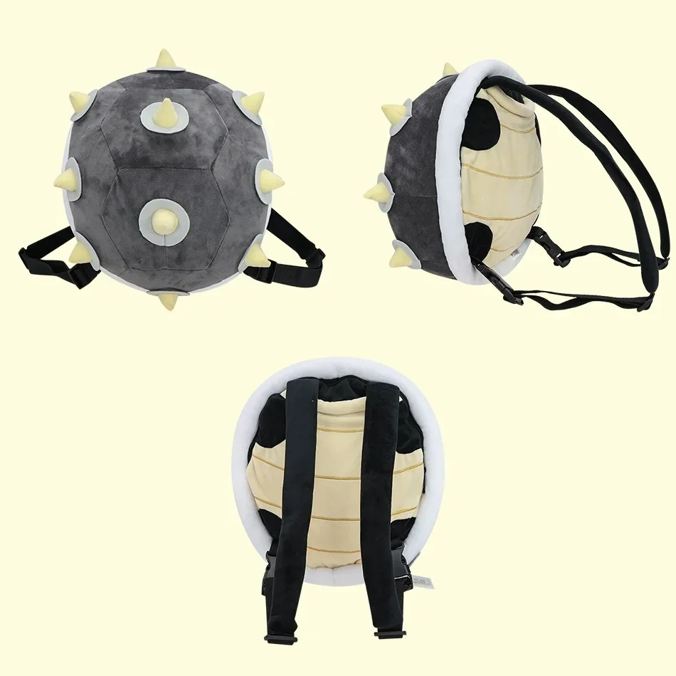 Anime Koopa Troopa Bowser Lemmy Ludwig Plüsch-Rucksack Schildkröten-Schale Gefüllte Plüschtiere Cartoon-Schultaschen Halloween-Deko-Geschenk – Detail 5