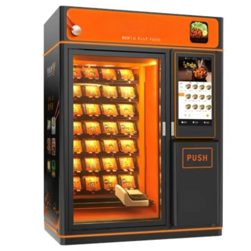 ساندويتش الوجبات السريعة للطعام الساخن مع آلة بيع الأطعمة المجمدة المصعدة من سامسونج باي