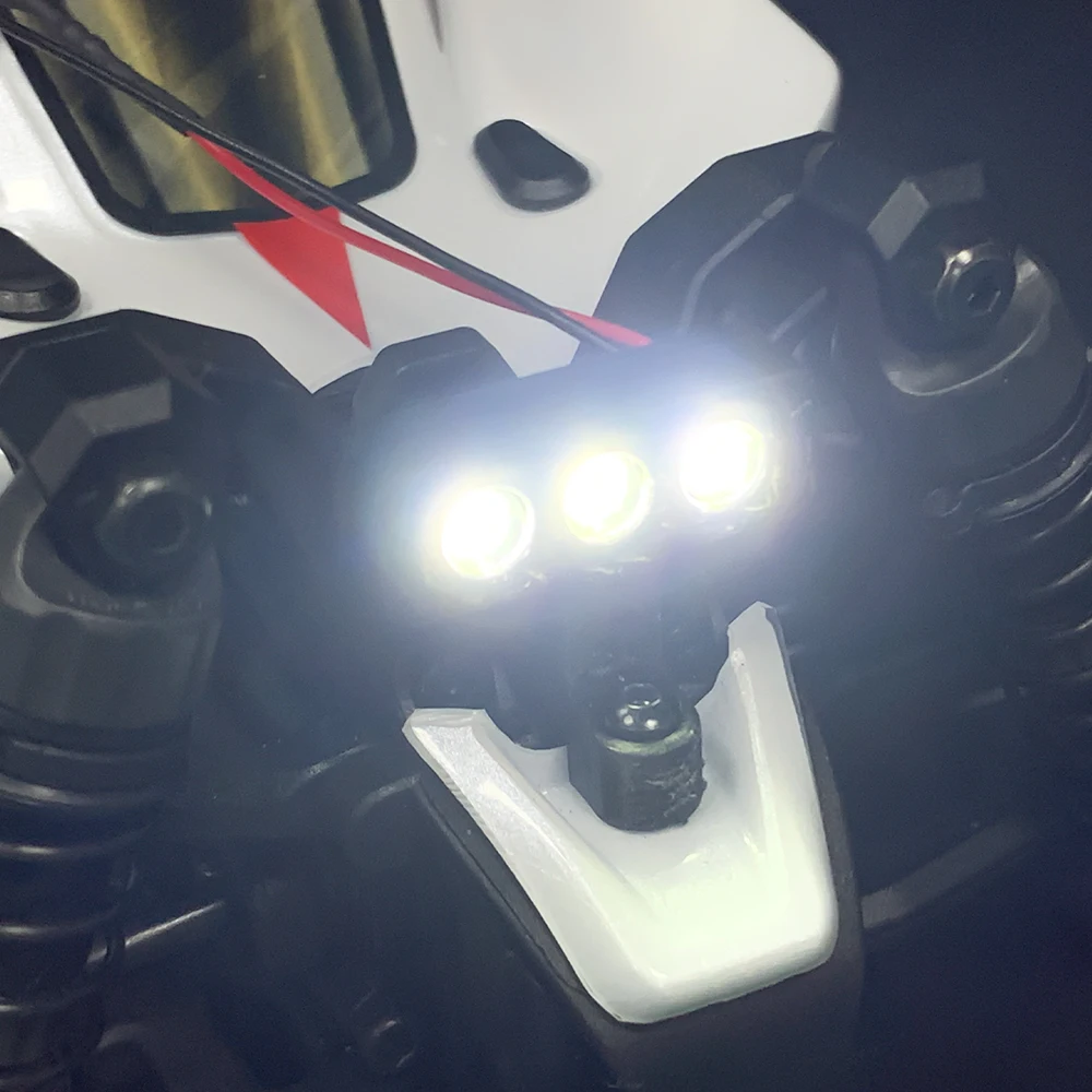 TRINOOD Vorder- und Rücklicht-Set, LED-Licht, Scheinwerfer, Rücklicht für 1/18 A-RRMA Typhon Grom, kleine Buggy-Teile – Detail 14