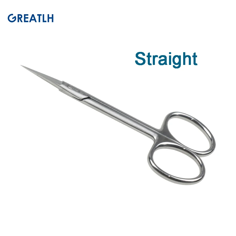 1pcs Stainless Steel Tissue Scissors Straight Curved Autoclavable Medical Scissors 10cm