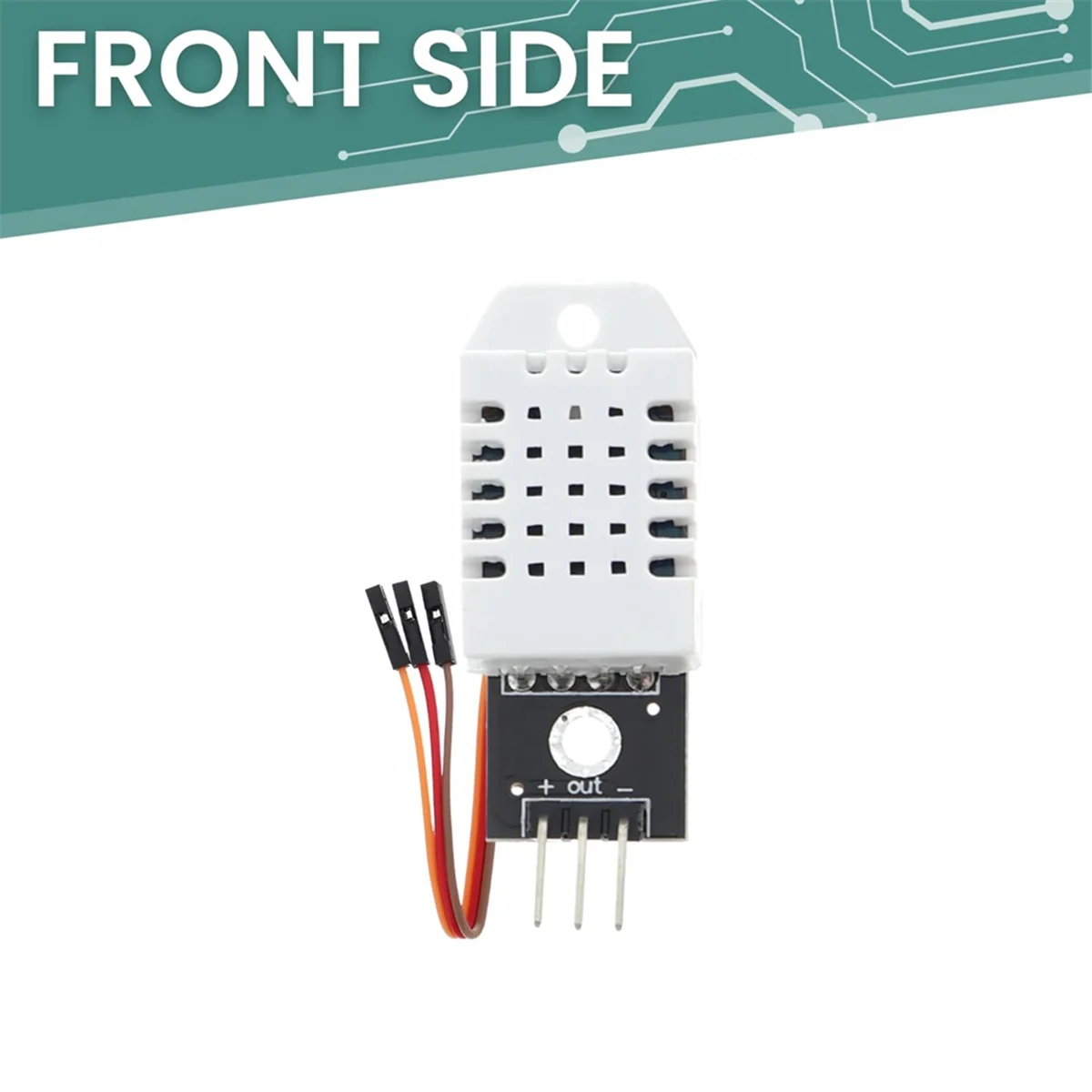 Temperature and Humidity Sensor for Arduino, for Raspberry Pi - Including Connection Cable, 5 Pieces