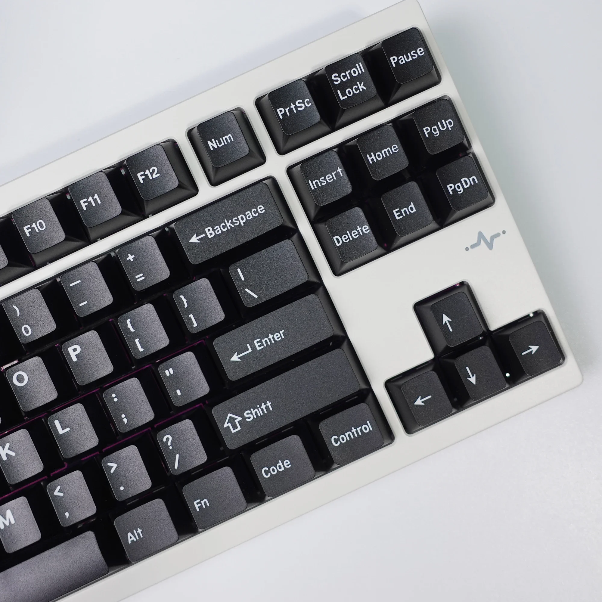 KBDiy GMK Keycaps 174 Keys Retro Black And White WOB PBT Keycap Double Shot Cherry Profile Key Caps for Mechanical Gaming Keyboa