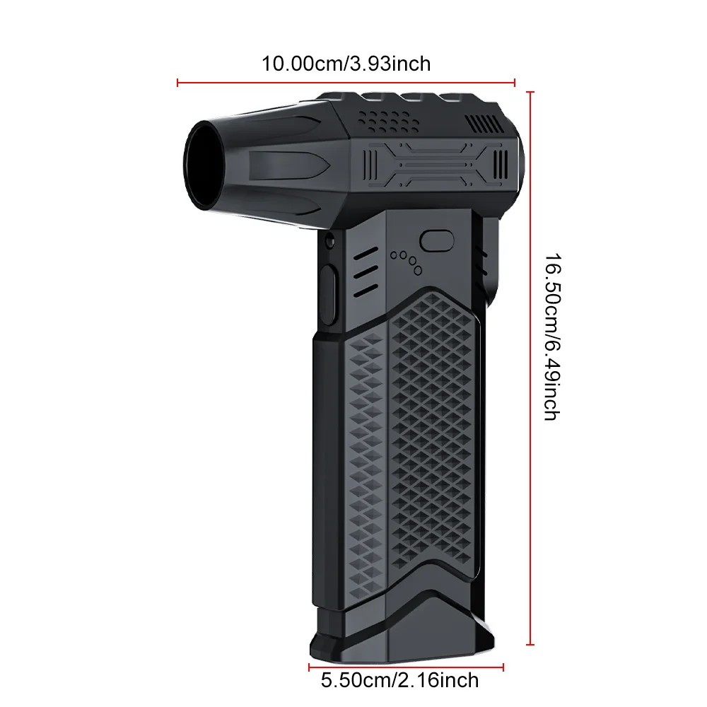 2025 أداة منفاخ التنظيف ضربة وشفط 2 في 1 مروحة عنيفة منفضة هواء كهربائية محمولة تهب الثلج 400000 دورة في الدقيقة مروحة نفاثة توربو