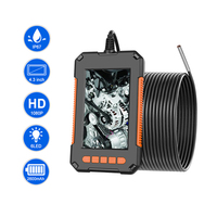 Industrial Endoscope 1080P Inspection Borescope Camera 4.3 Inch Display Waterproof Snake Camera 3.9mm Lens 6 LED for Car Engine