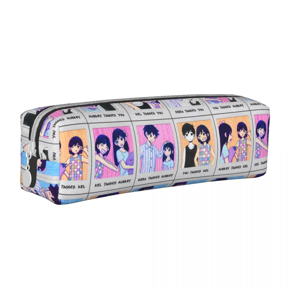 Omori Hero Sunny Basil Pencil Cases Cartoon Horror Pencilcases Pen for Student Large Storage Bag Student School Gifts Stationery