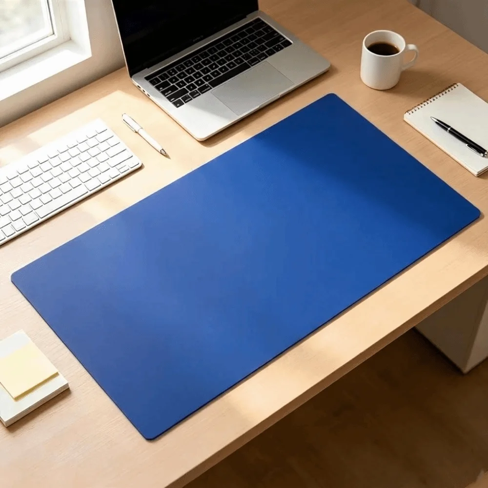 Dust-proof Erasable Double-Sided Desk Mat Double Sided Reusable Writing Desk Pad PU Leather Portable Drawing Table Mat Office