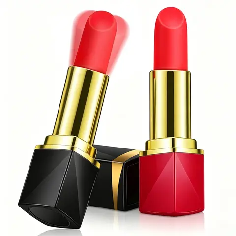 Mini Lipstick Bullet Vibrator for Women Beginner-Friendly Waterproof Rechargeable Silicone Clit Massager for G Spot Nipple