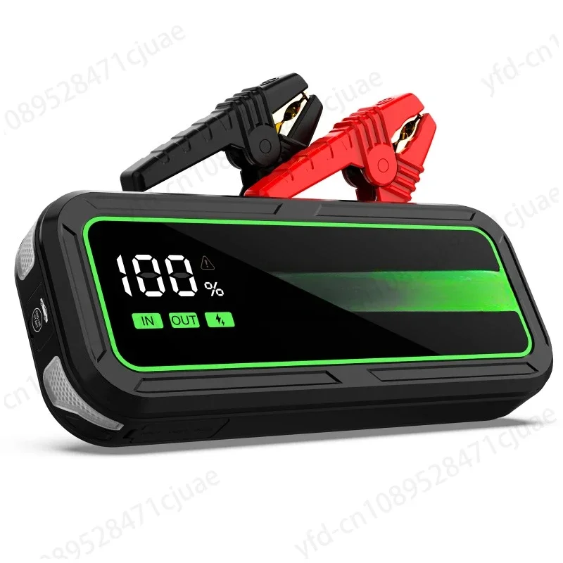 Car Booster Portable Jump Starter Power Bank 3000a Peak Current Led Light Jump Start Device