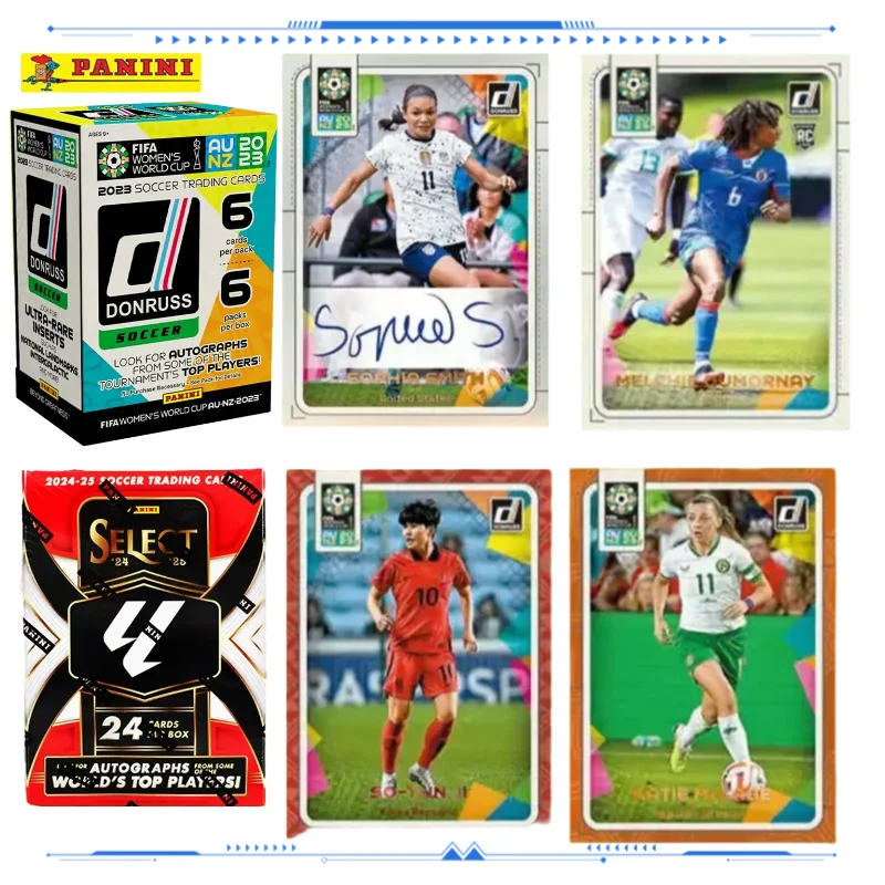 2024-25-panini-select-la-liga-soccer-cards-2023-donruss-women's-world-cup-mystery-box-genuine-trading-cards-toy-birthday-gift