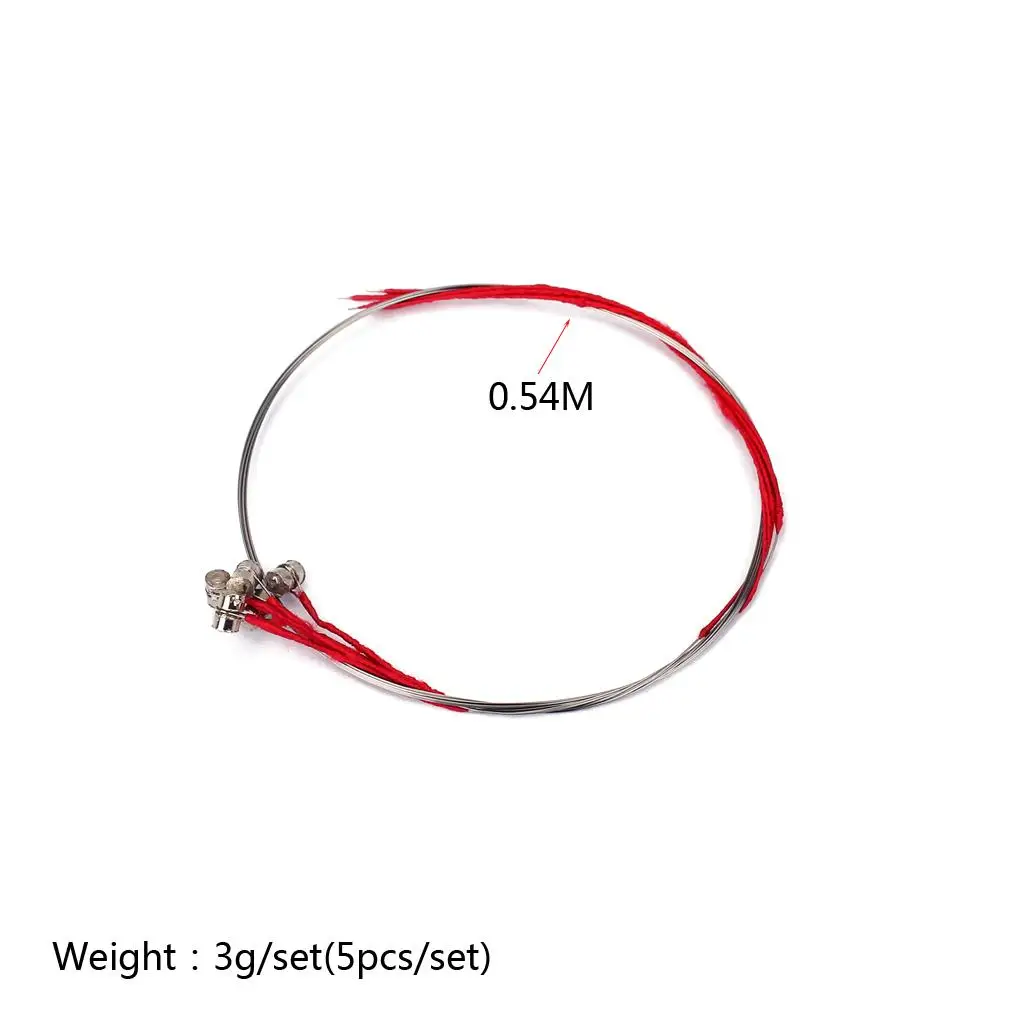 Violin Strings Wound Steel E String Set Violin Accessory for 3 4 and 4 4 Violin Musical Instrument Parts