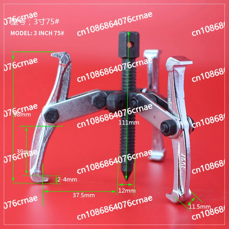 Two-Jaw Puller Three-Jaw Puller Bearing Separation Remover Tool Removal Puller Installation Motor Maintenance Special