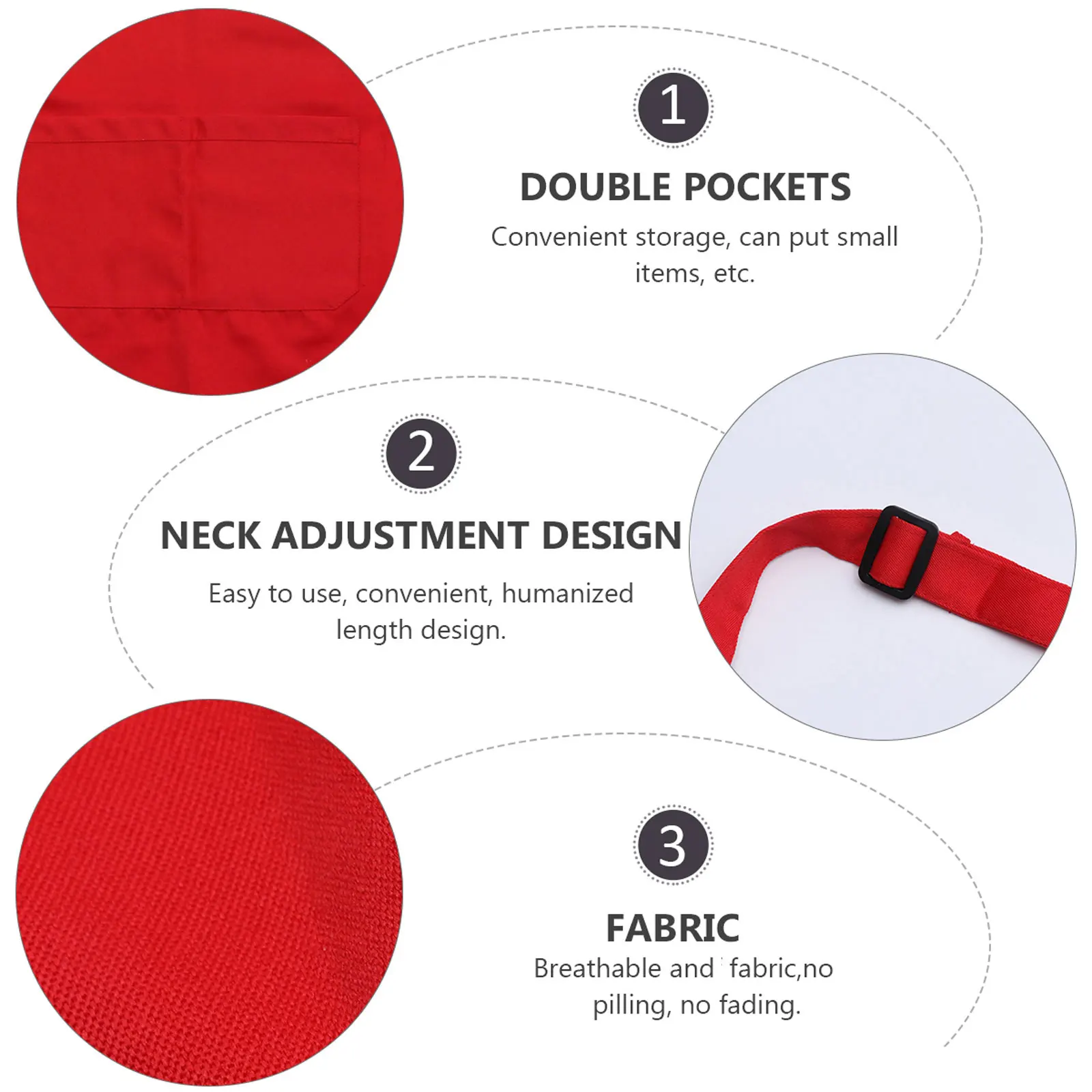 

Stain Resistant Apron Waterproof Dust Proof Hair Cutting Hairdressing Cooking Kitchen Adjustable Design Protect Clothes Stylish