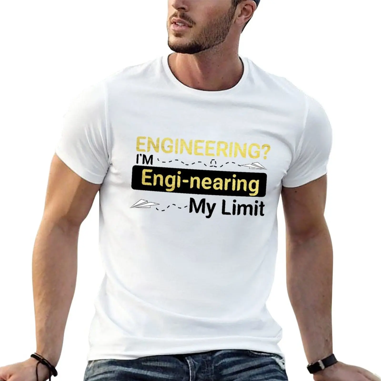 New Engineering? I'm engi- nearing my limit T-Shirt heavyweight t shirts t-shirts man tees plain t shirts men