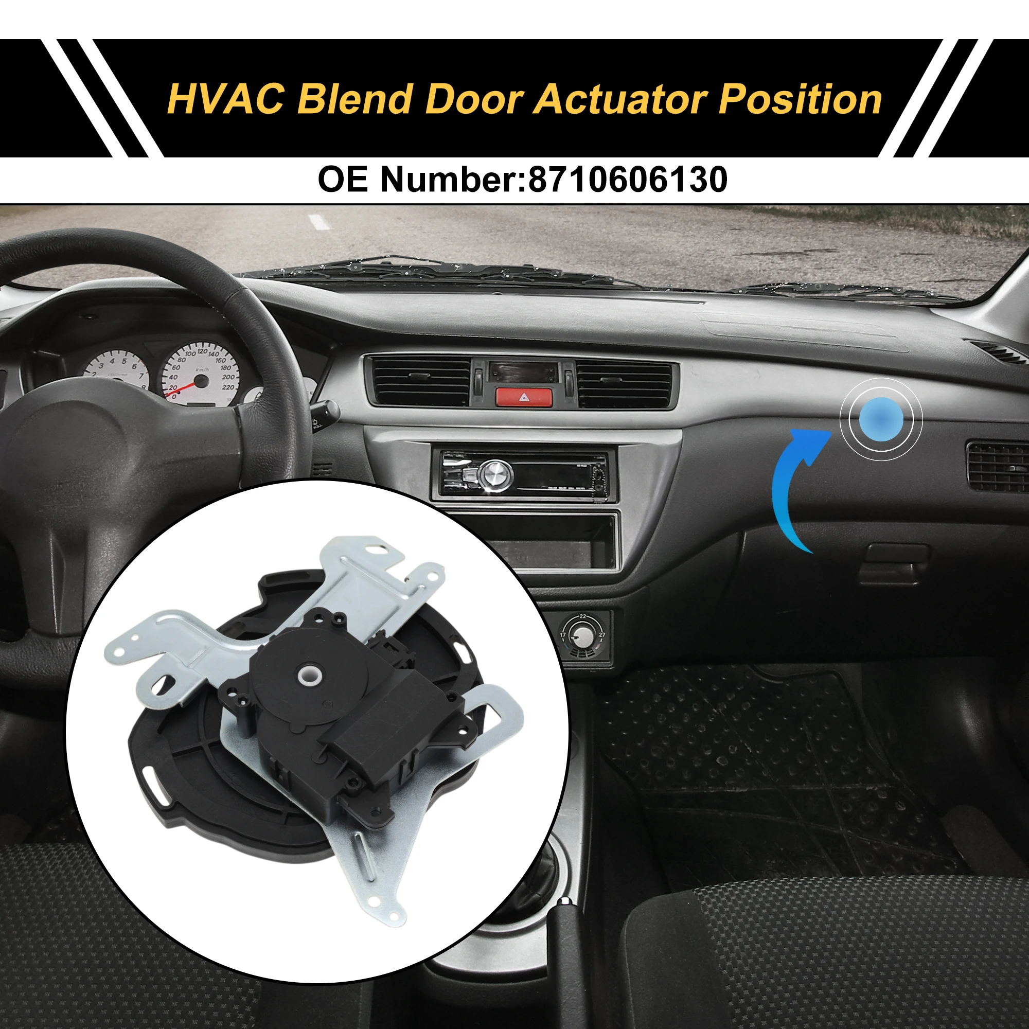 

Привод двери смеси обогревателя UXCELL HVAC для Toyota Camry 2001-2004 No 8710606130
