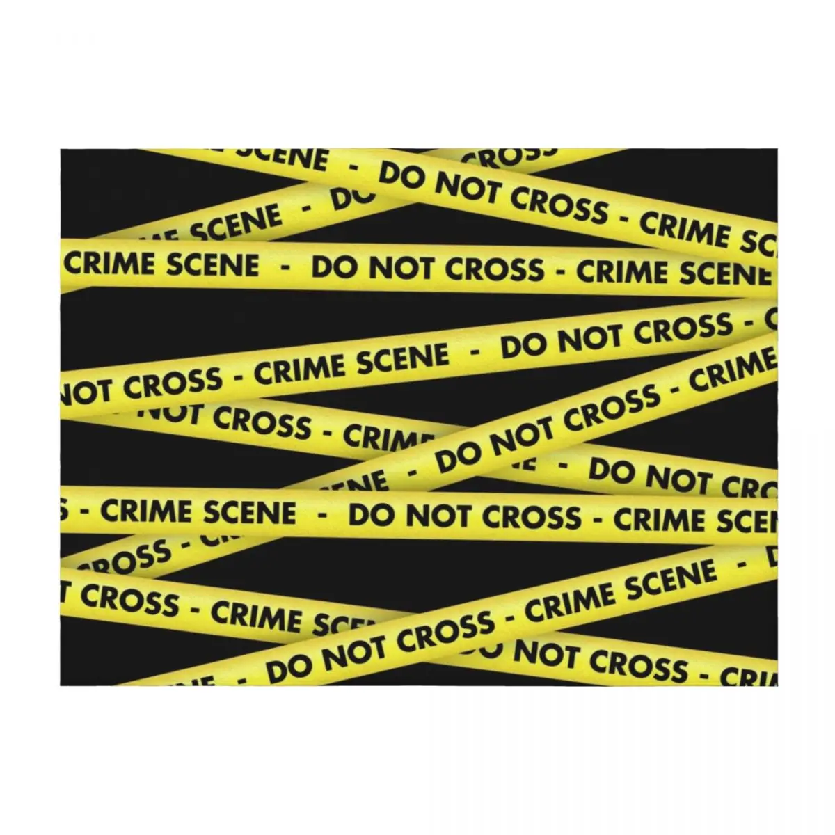 

Crime Scene Tape Throw Blanket blankets and throws Giant Sofa warm winter Decorative Throw Blankets