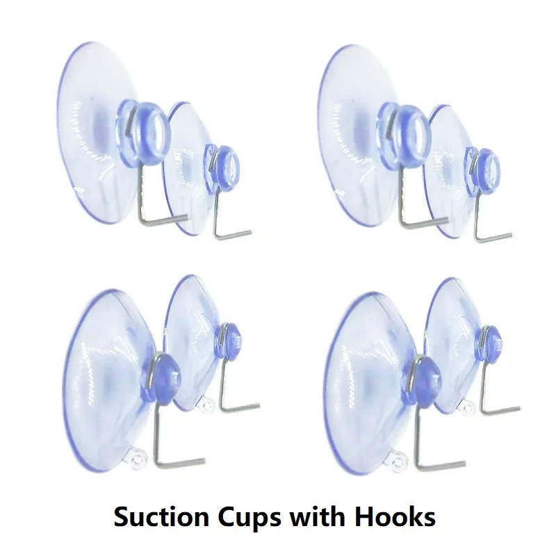 3/4/5/6cm Suction Cup Hook for Glass Vacuum Sucker Hooks for Kitchen Bathroom Window Hanger Towel Suction Cups With Hooks