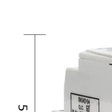 Practical Protector Undervoltage 220VAC 90*58*22.5mm Gray Multifunctional Over-voltage Phase Sequences Plastic