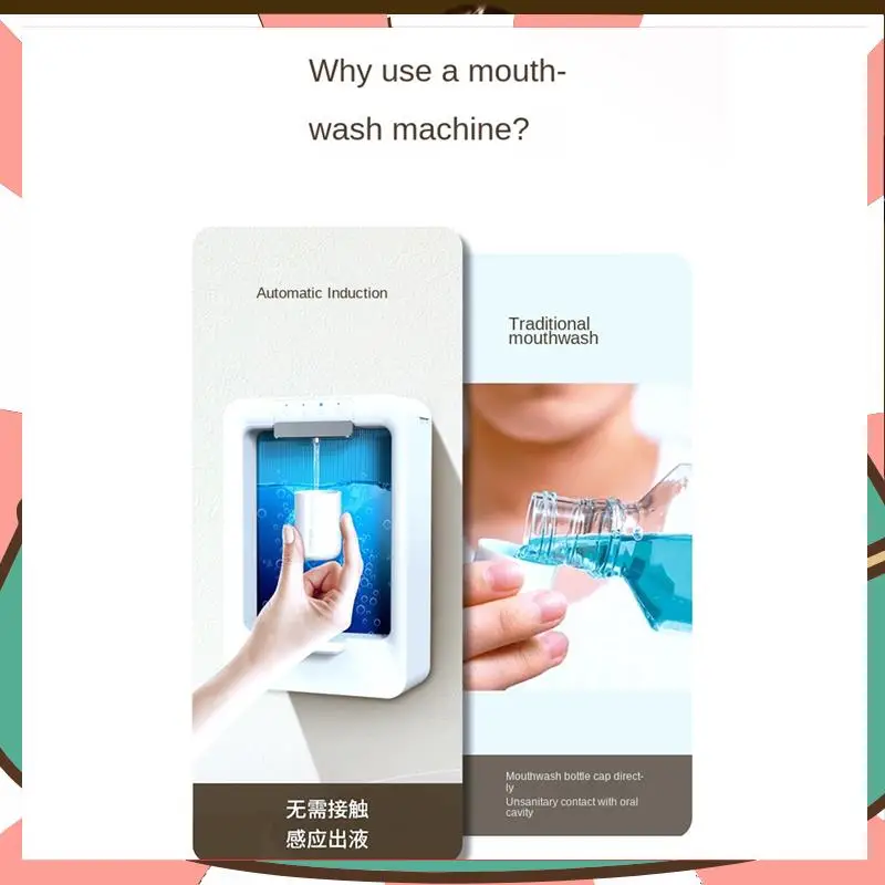 

Automatic Mouthwash Dispenser For Bathroom, USB 3 Dispensing Levels, 500Ml Smart Touchless Mouthwash Dispenser-[A59T]