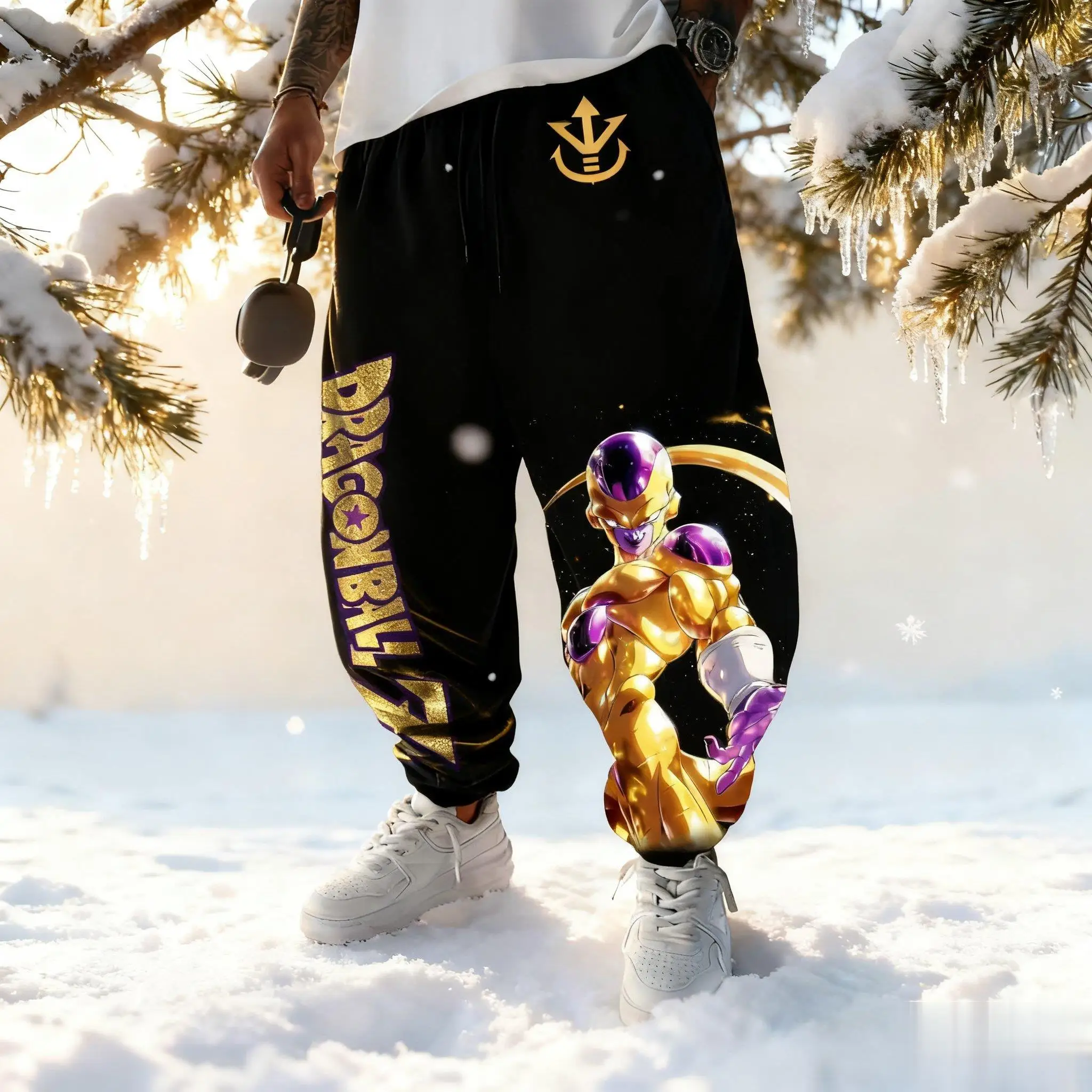 

Dragon Ball Frieza Sports Pants Men's Women's Anime Printed Jogger Autumn/Winter Sports Pants Outdoor Street Wear Casual Pants