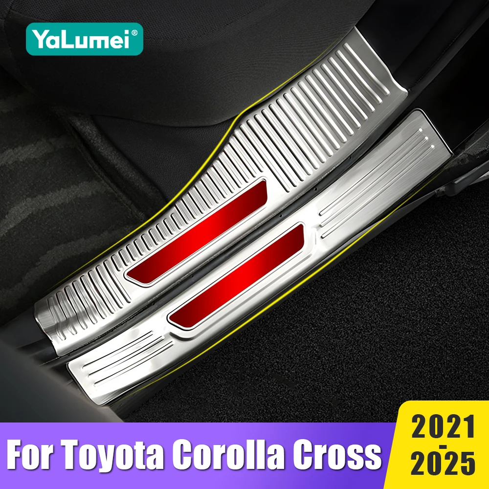 

Гибридная Накладка на порог автомобиля для Toyota Corolla Cross 2021 2022 2023 2024 XG10