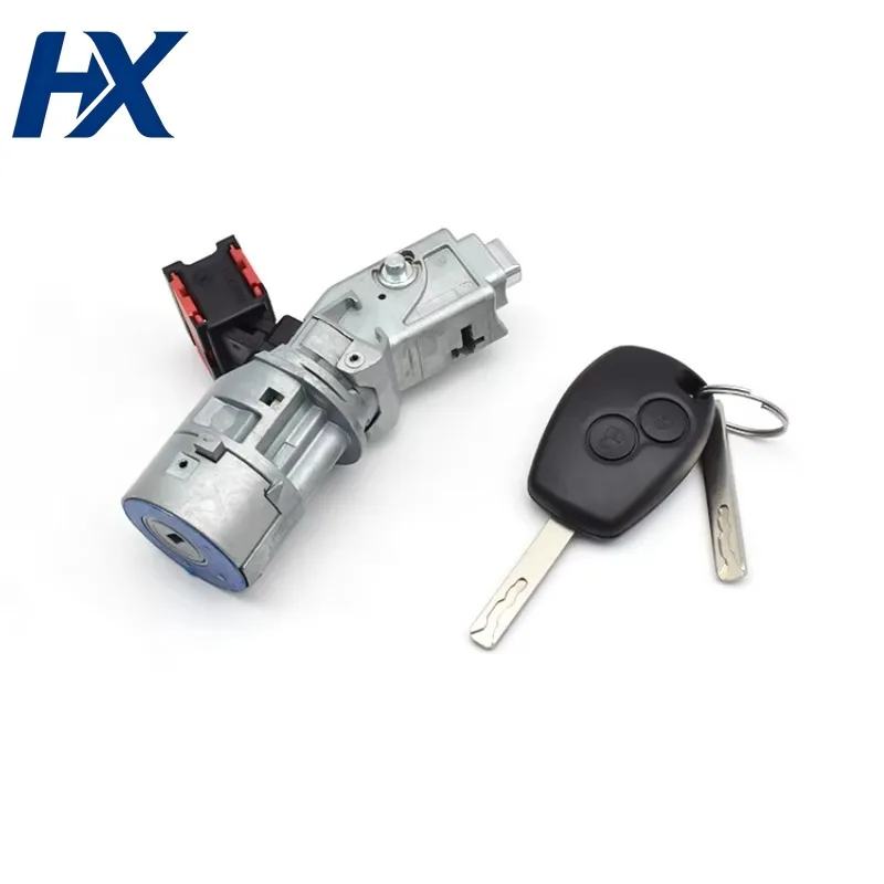 

7701208408 Ignition Lock Barrel Starter Switch with Key For Renault Clio Kangoo Master Opel Movano Vivaro Nissan NV300 NV400